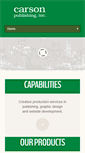 Mobile Screenshot of carsonpublishing.com